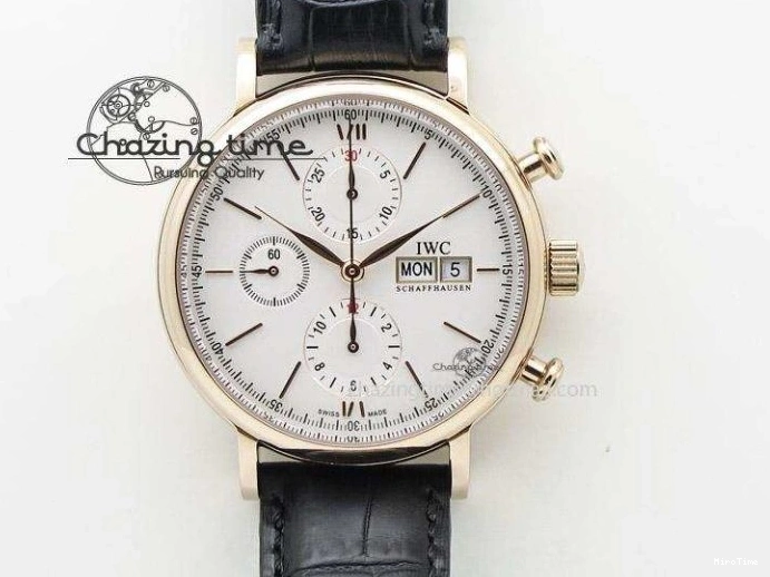 MIROTIME 0112 Portugieser Auto IWC0562C APSF 1:1 Best Edition White Blue Dial on SS Bracelet A EasyCare 6992